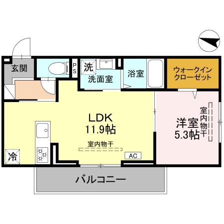 カーサ ルビアの間取り