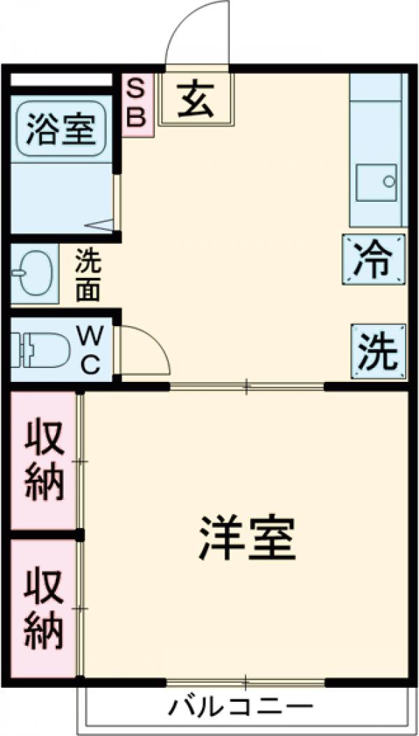 ハイツジャパネの間取り