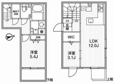 GranDuo柿の木坂2の間取り