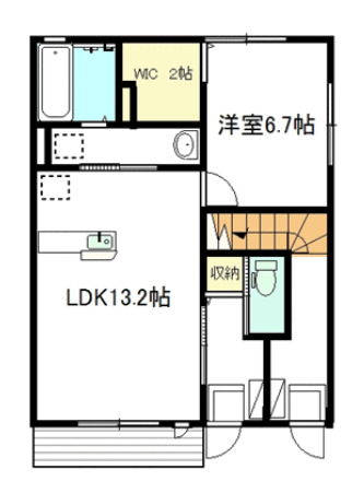 ブエナビスタAの間取り