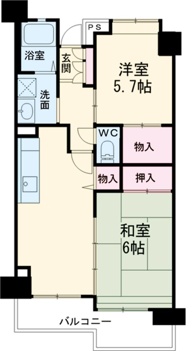 コーポレート川口栄町の間取り