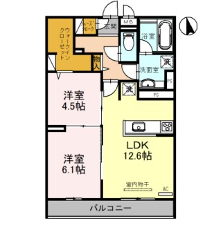 エオニオ桂川の間取り