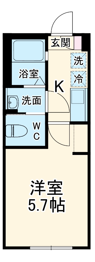 C.B.Grey東林間の間取り