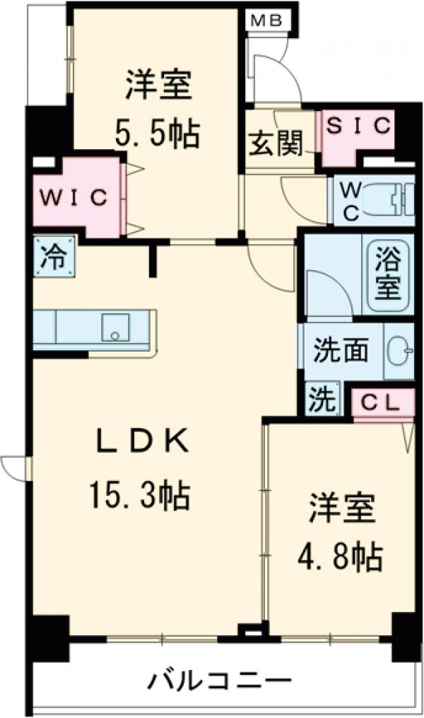 クレイシア王子の間取り