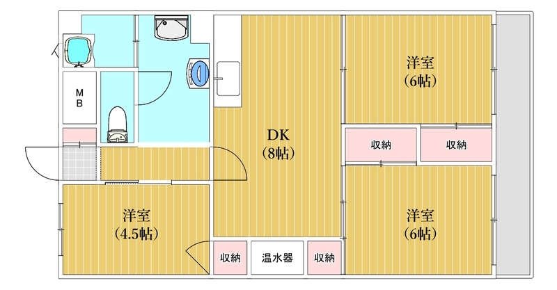 サンいずみビルの間取り