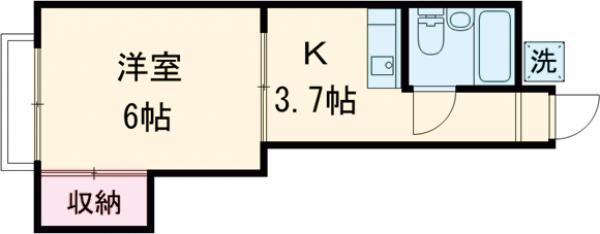パレスコーポの間取り