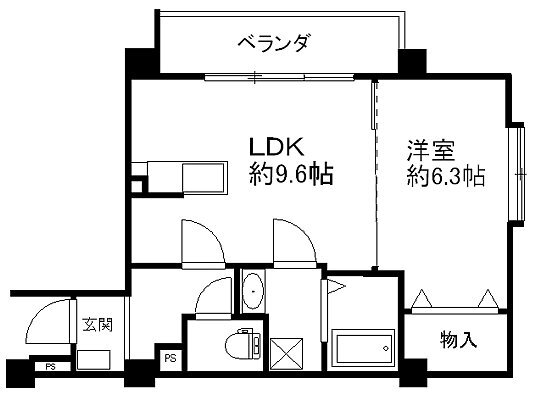 第6元木ビルの間取り