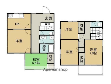 田名戸建(2755-14)の間取り