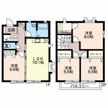 グレイシャス ナガラの間取り
