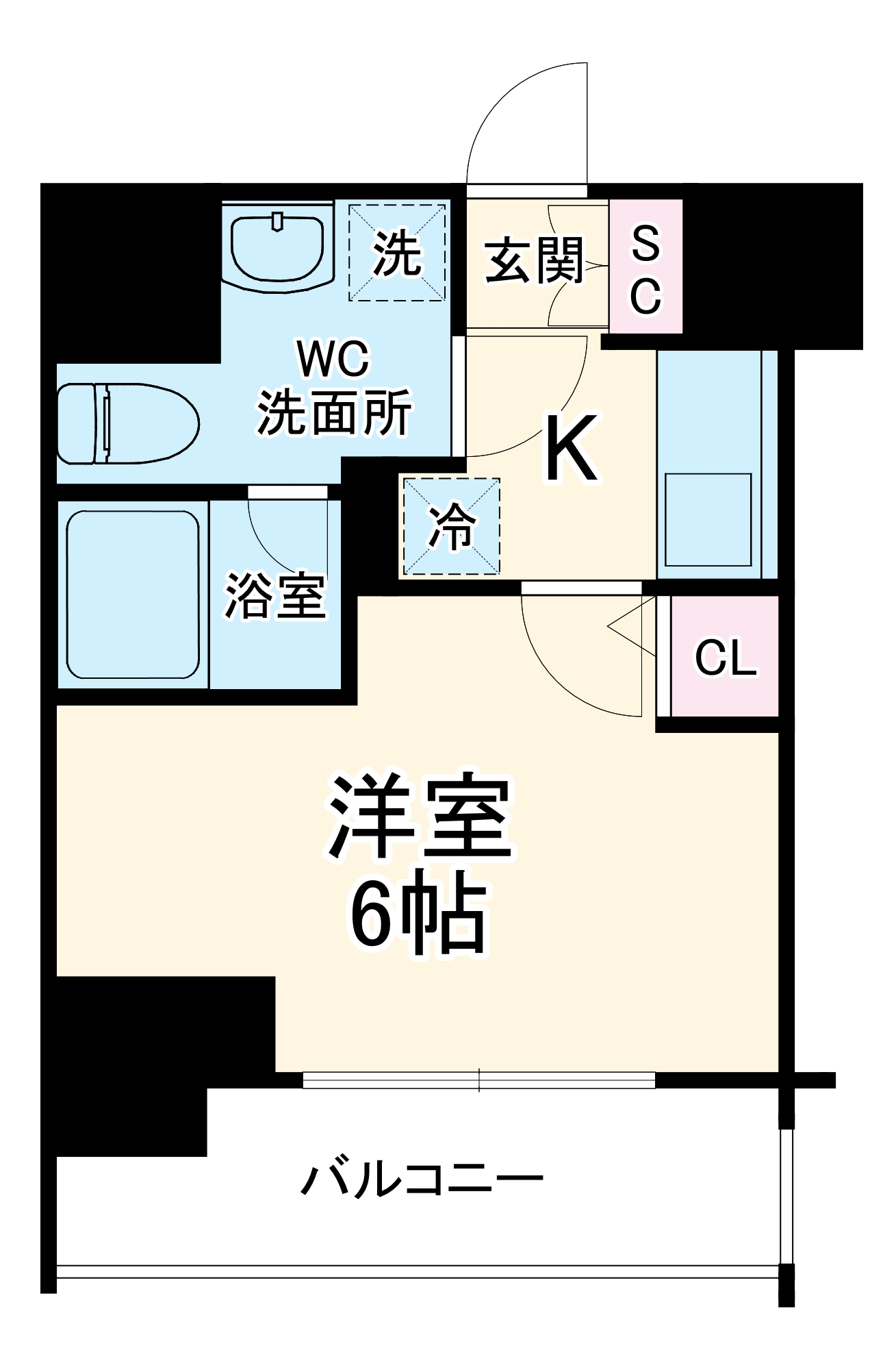 Le’aMARKS横濱の間取り