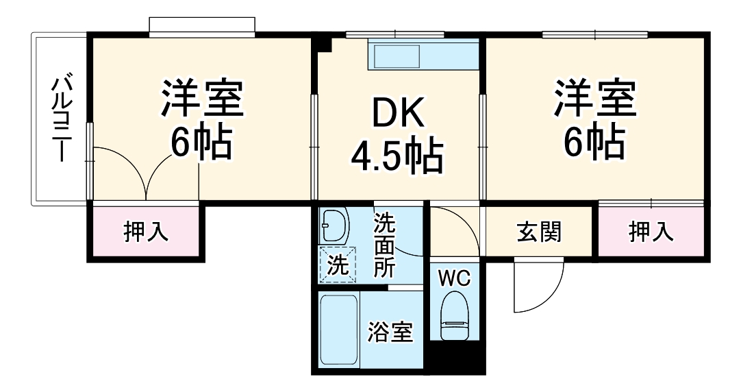 MAYUMIシャロンドビブレの間取り