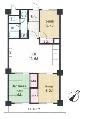 メゾンドール行徳の間取り
