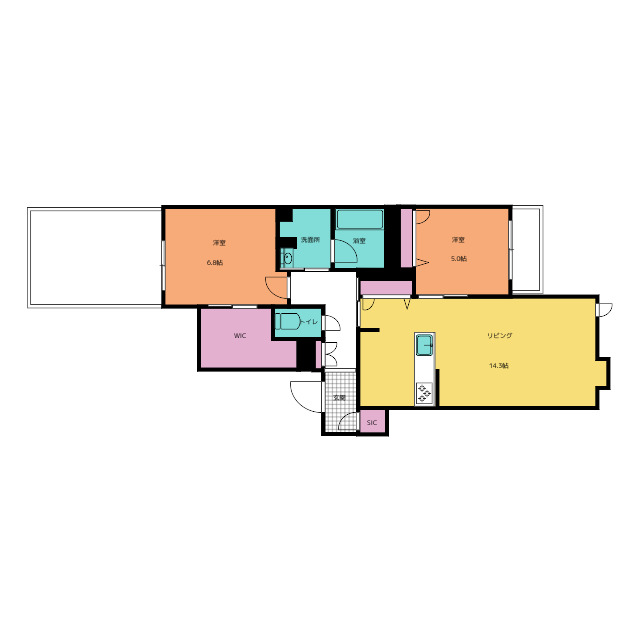 リラフォート 槙の間取り