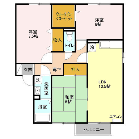 TOPAS PLAZAⅣの間取り