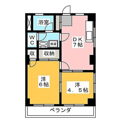 富士見マンションの間取り