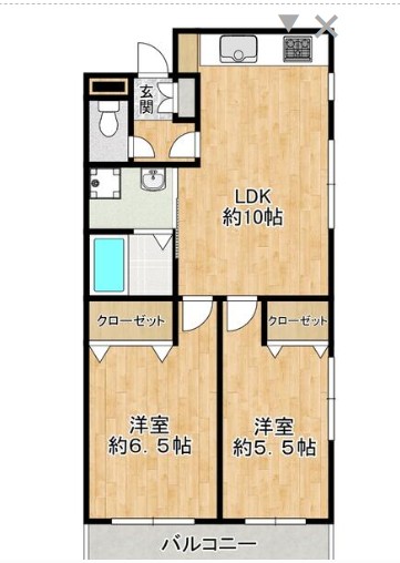 ヴィラアイレックスの間取り