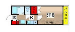 パルコート稲毛Ⅱの間取り