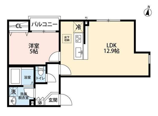 グランクオール千川の間取り
