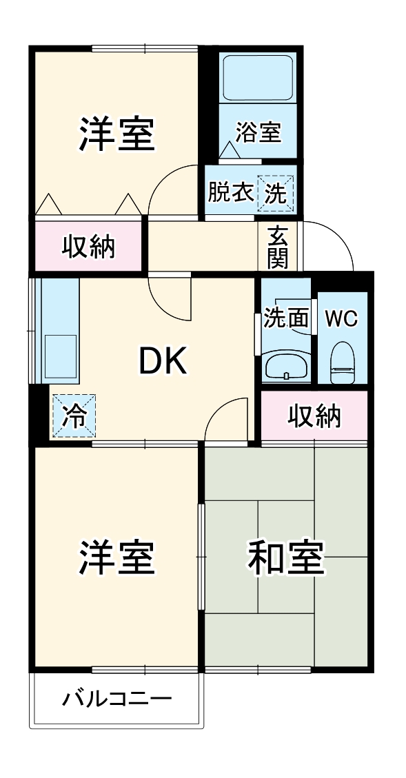 ダイモンハイツの間取り