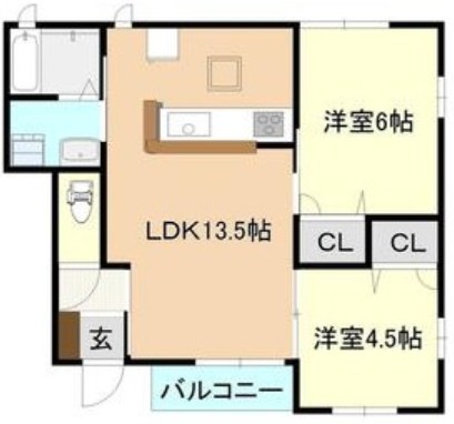 コンモーレの間取り