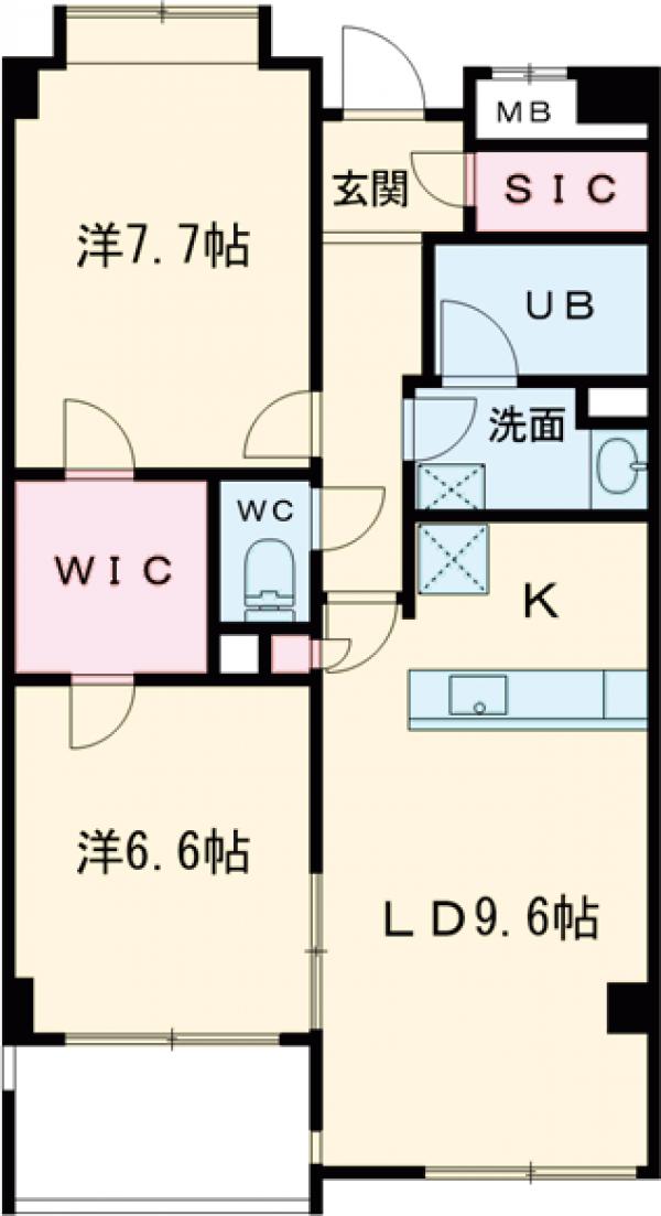 クールセリシエの間取り