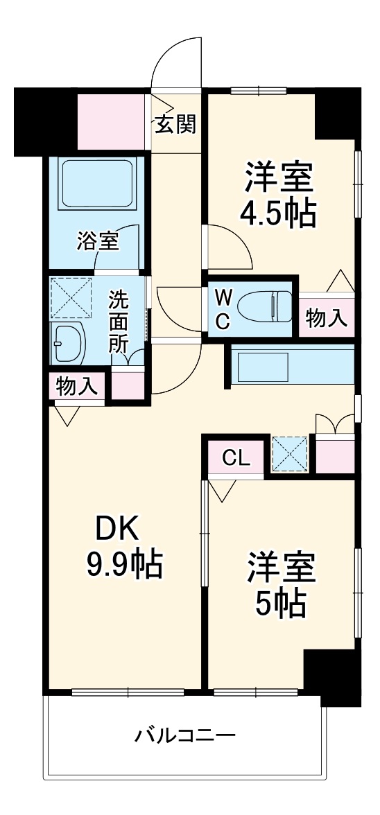グラン・コスタ湘南弐番館の間取り