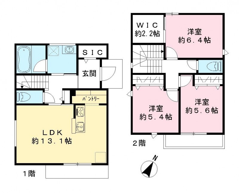 五香元山の間取り
