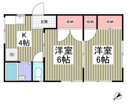 カサブランカ21の間取り