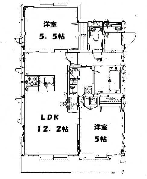 (仮称)松尾大利町ヘーベルメゾンの間取り