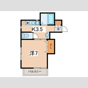 カーサ藤が丘の間取り
