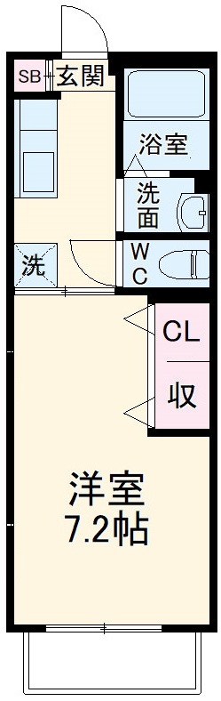 ラークハウス長沼の間取り