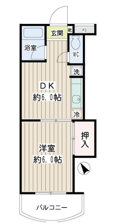 第14高橋ビルの間取り