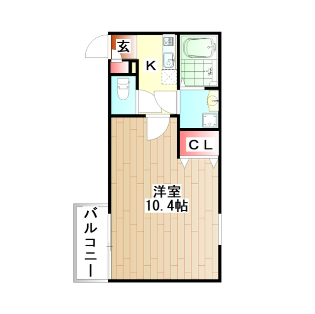 アムール Vert Uの間取り