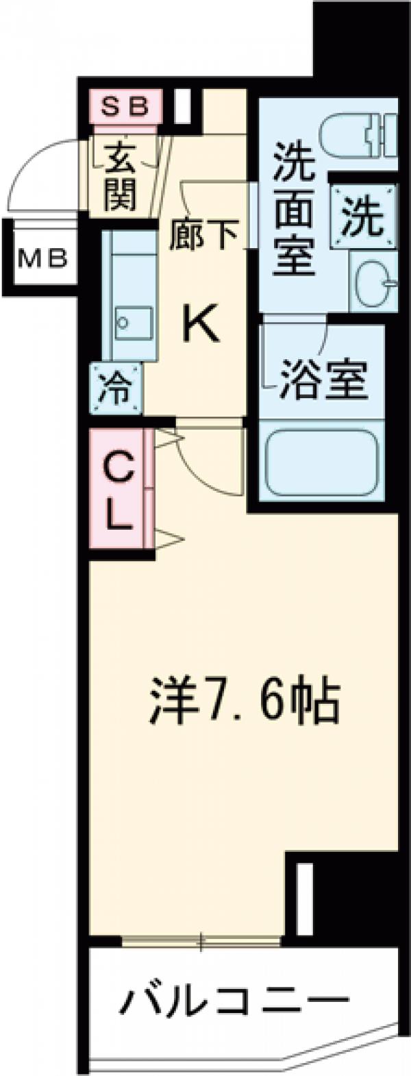 ヴァレッシア早稲田駅前シティの間取り