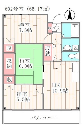アーバンイーストの間取り