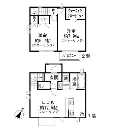 メモ・フローラの間取り