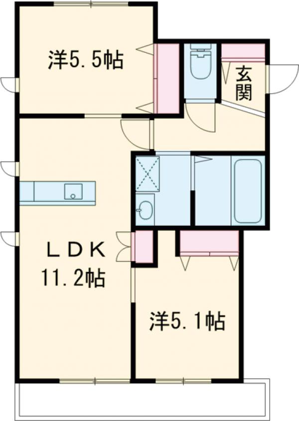 (仮称)松尾大利町ヘーベルメゾンの間取り