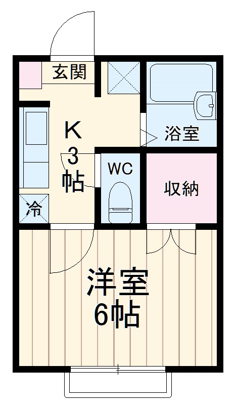 プレジールⅡの間取り