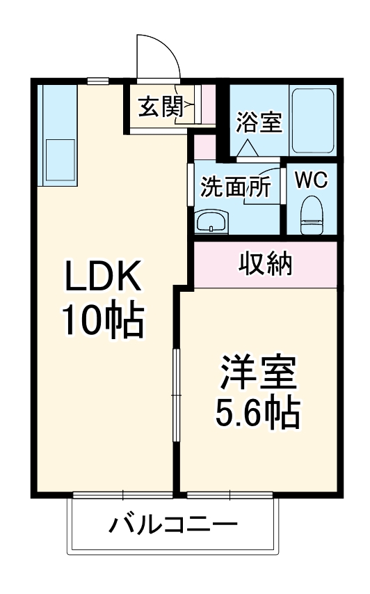 桜通り Cの間取り