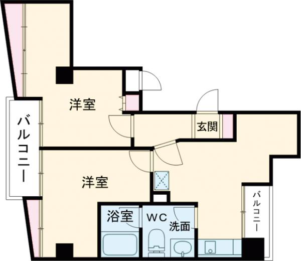 宇都宮フォーラムズの間取り