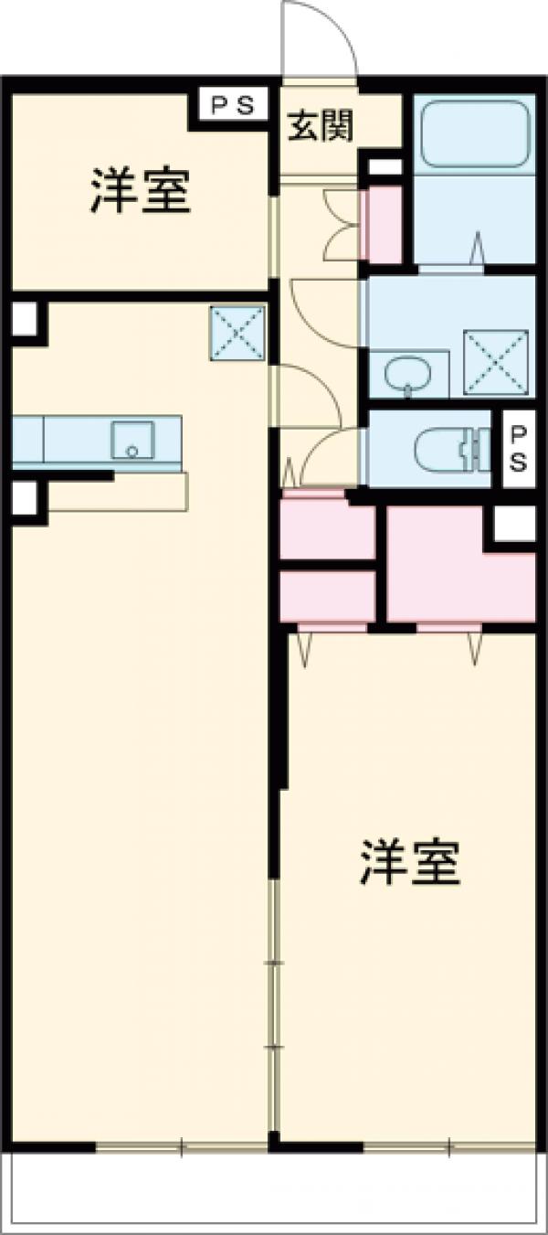 ヴィラ西新井の間取り