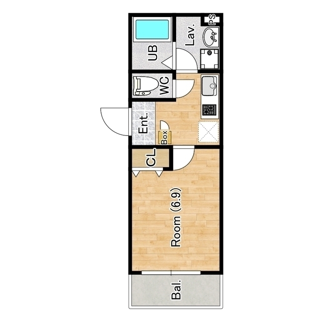 ジーメゾン八千代台北リベルテの間取り
