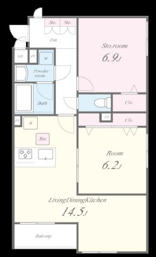 Theios filiaの間取り