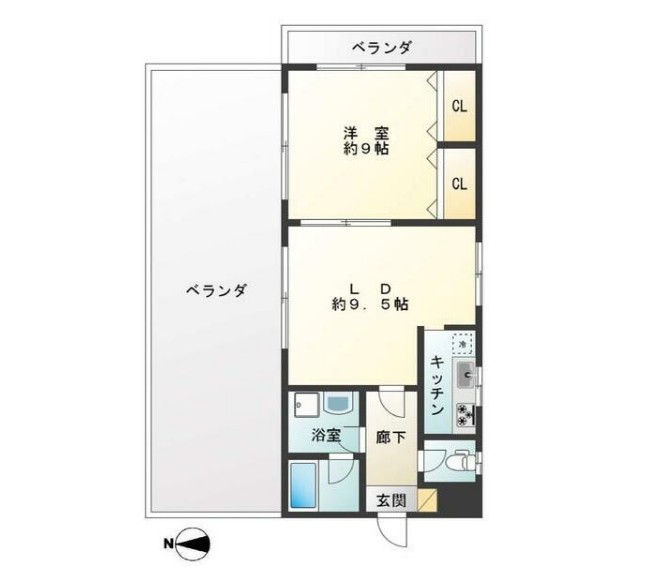 フォレスト杉山の間取り