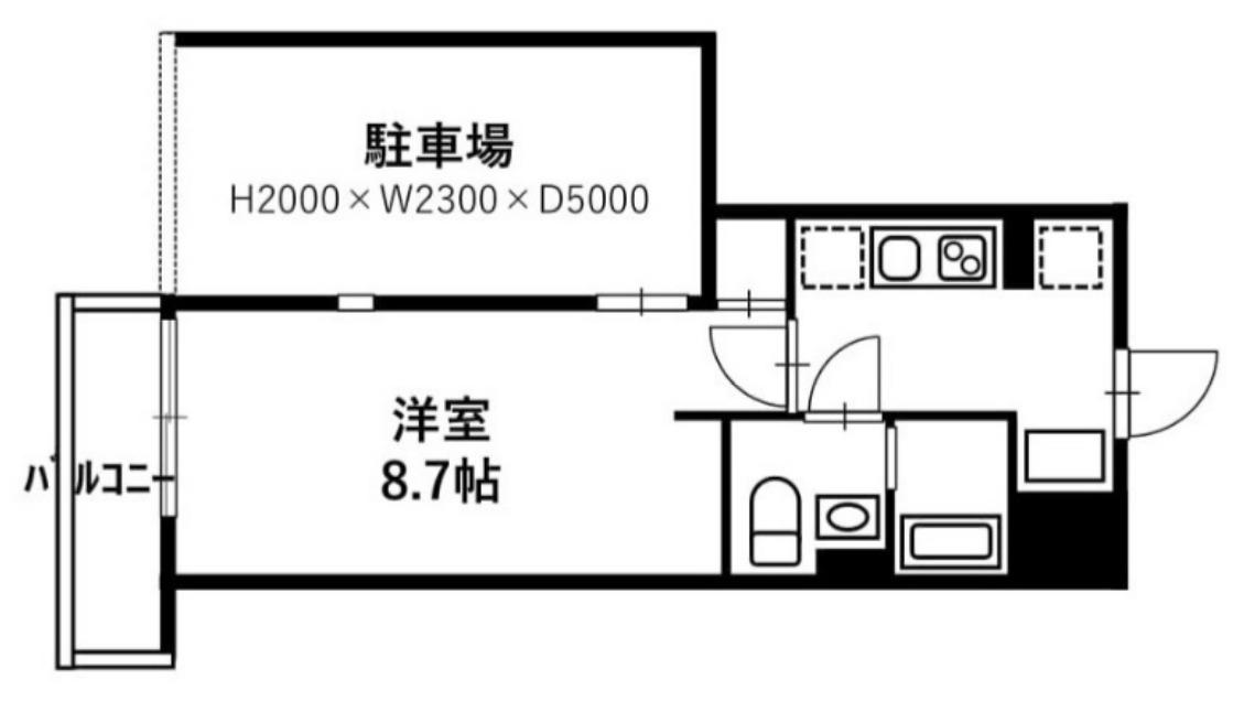 リヴシティ亀戸の間取り