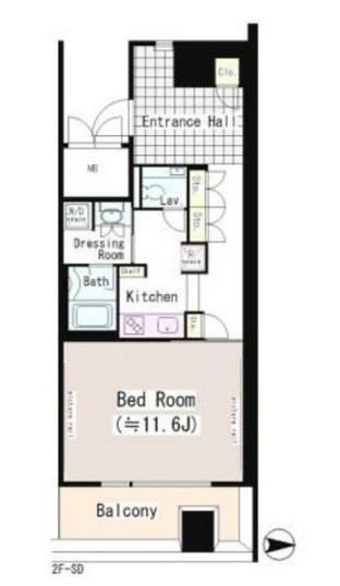 トレステージ四谷の間取り