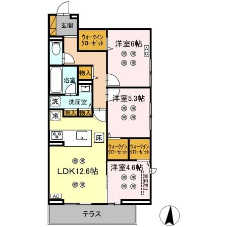 ローテ ベルクの間取り