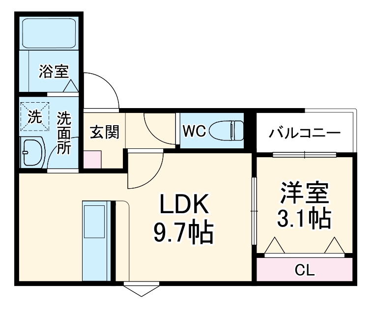 LECOCON上飯田の間取り