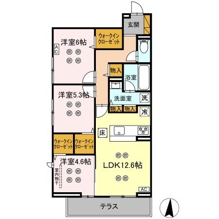 ローテ ベルクの間取り