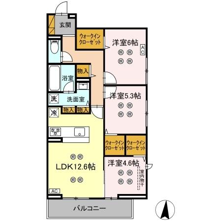 ローテ ベルクの間取り